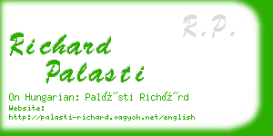 richard palasti business card